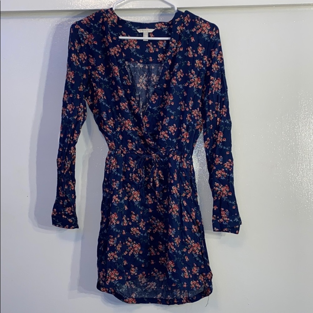 floral long sleeve dress